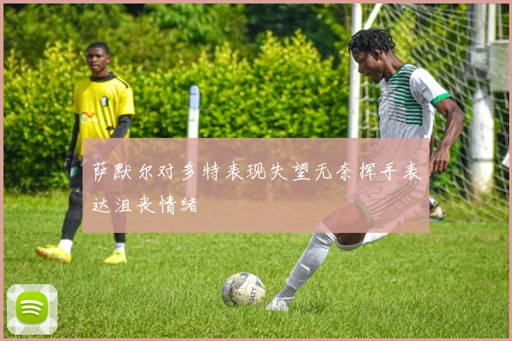 萨默尔对多特表现失望无奈挥手表达沮丧情绪